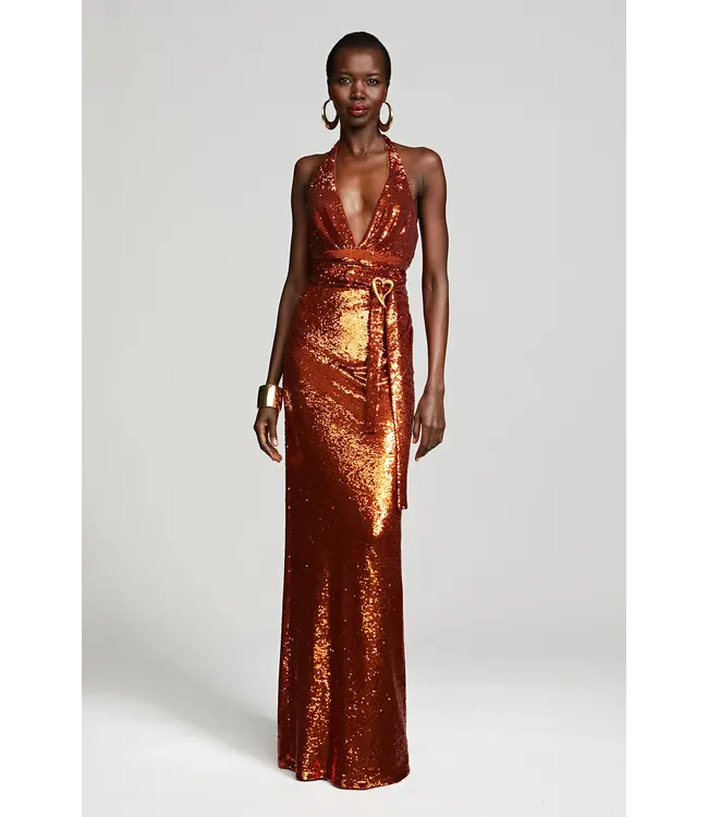 Halston Mio Gown in Sequin