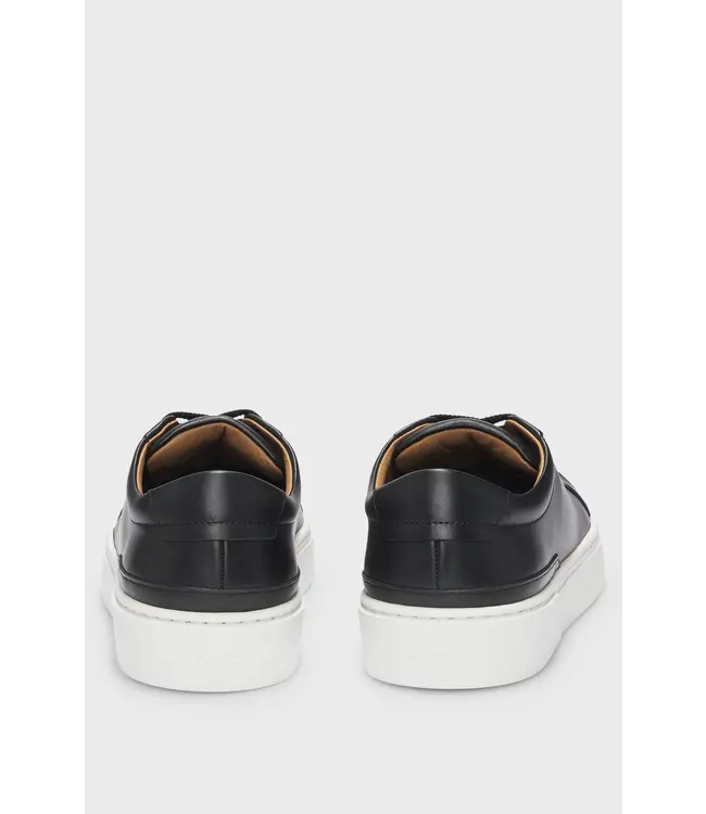 BOSS Baskets basses en cuir Gary avec boucle de laçage de marque