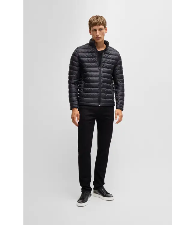 BOSS Gary Leather Low-Top Trainers with Branded Lace Loop