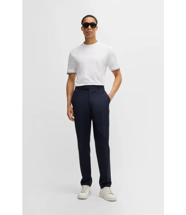 BOSS Baskets basses en cuir Gary avec boucle de laçage de marque