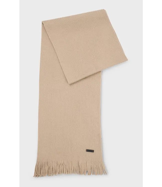 BOSS Raschel-Knit Scarf in Responsible Virgin Wool