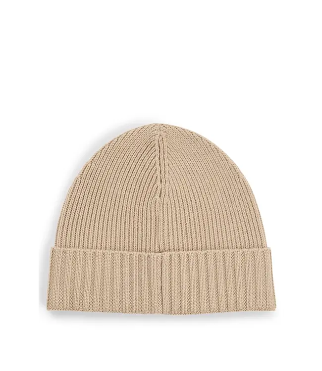 BOSS Bonnet côtelé en laine vierge