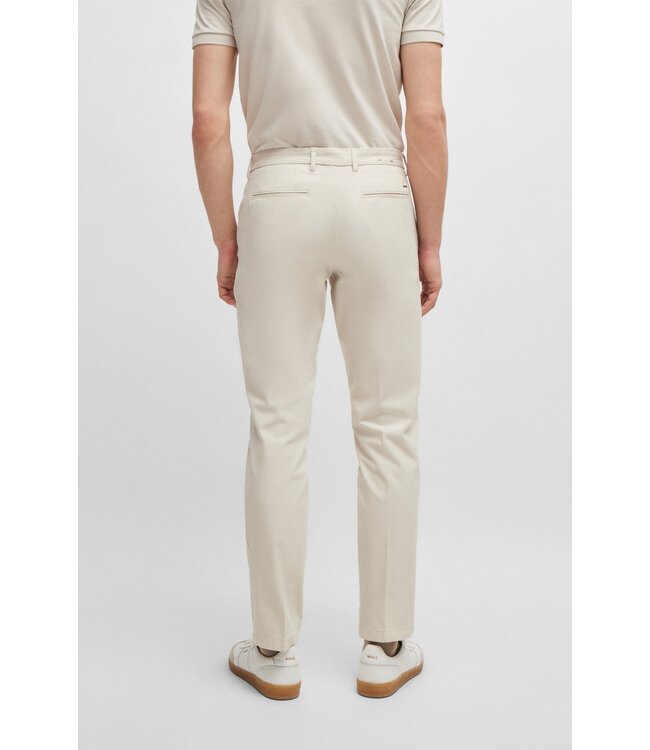 BOSS Slim-fit trousers in a stretch cotton blend