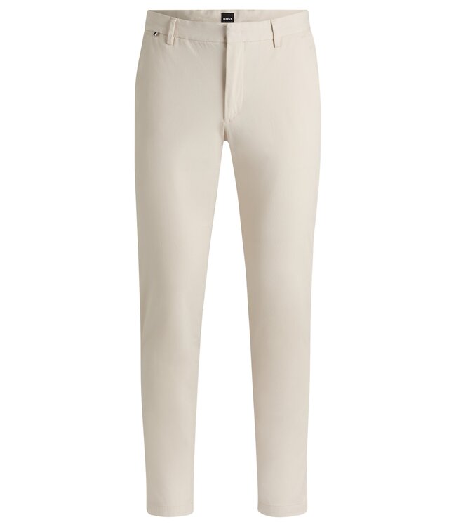 BOSS Slim-fit trousers in a stretch cotton blend