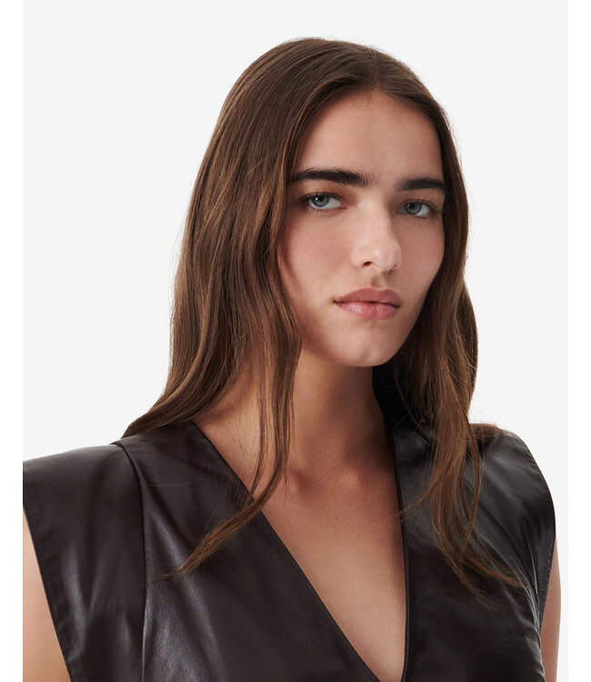 IRO PARIS Peneloppe Leather Dress