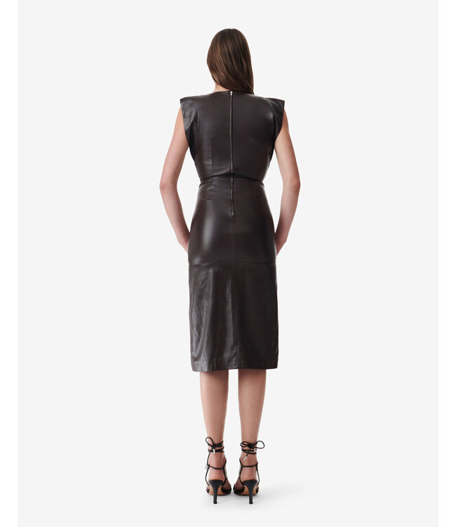 IRO PARIS Peneloppe Leather Dress