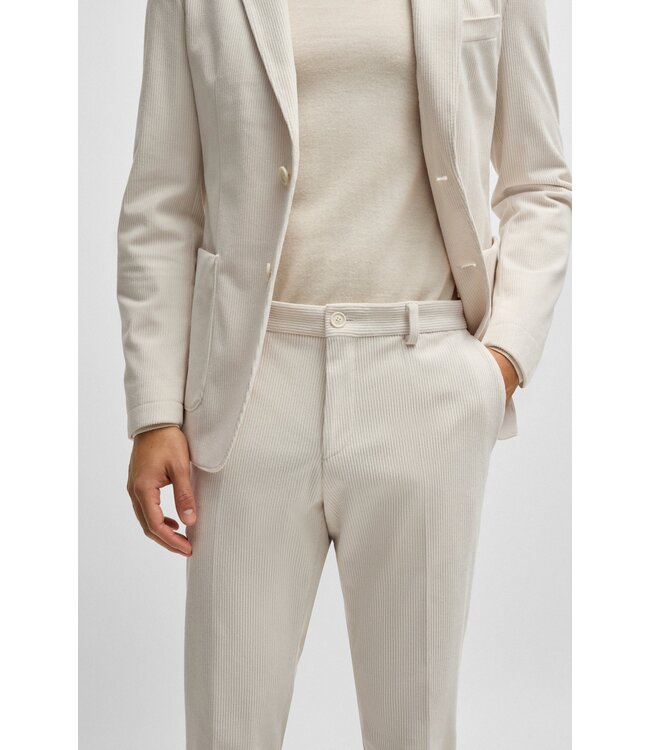 BOSS Slim-Fit Trousers in Performance-Stretch Corduroy