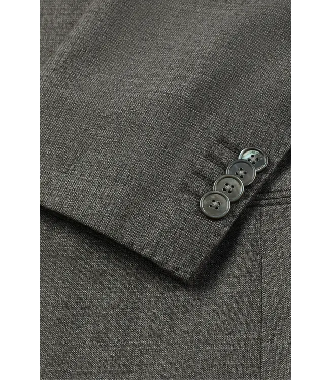 BOSS Costume slim en laine stretch à micro-motifs