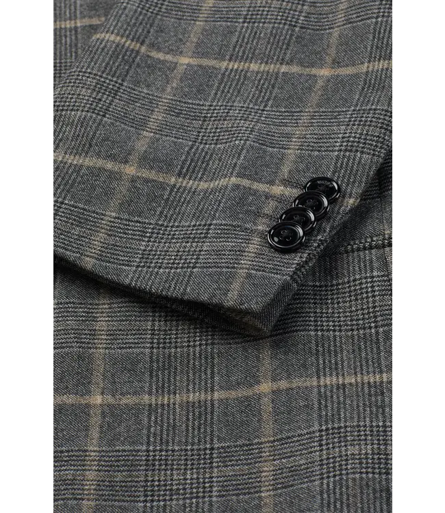 BOSS Slim-Fit Suit in Checked Stretch Wool
