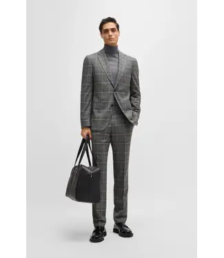 BOSS Slim-Fit Suit in Checked Stretch Wool