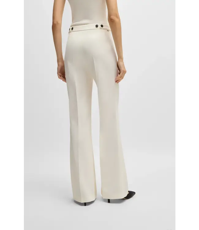 BOSS Regular-Fit Trousers in Wool Twill