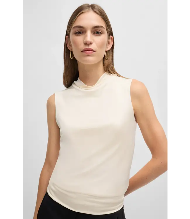 BOSS Top sans manches à encolure bénitier