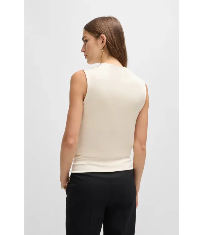 BOSS Sleeveless Top with Cowl Neckline