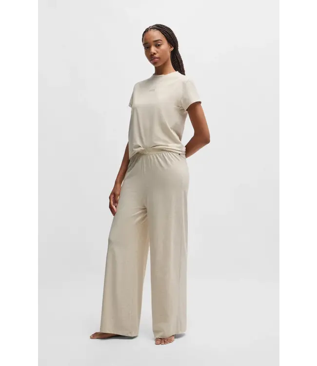 BOSS Bas de pyjama modulaire extensible avec ceinture marquée