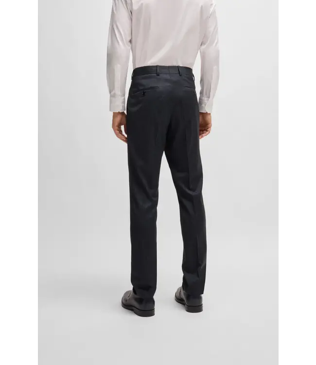 BOSS Costume slim en laine micro-patinée