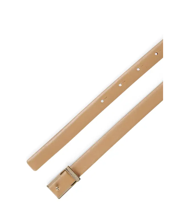 BOSS Italian-Leather Belt with Logo Keeper