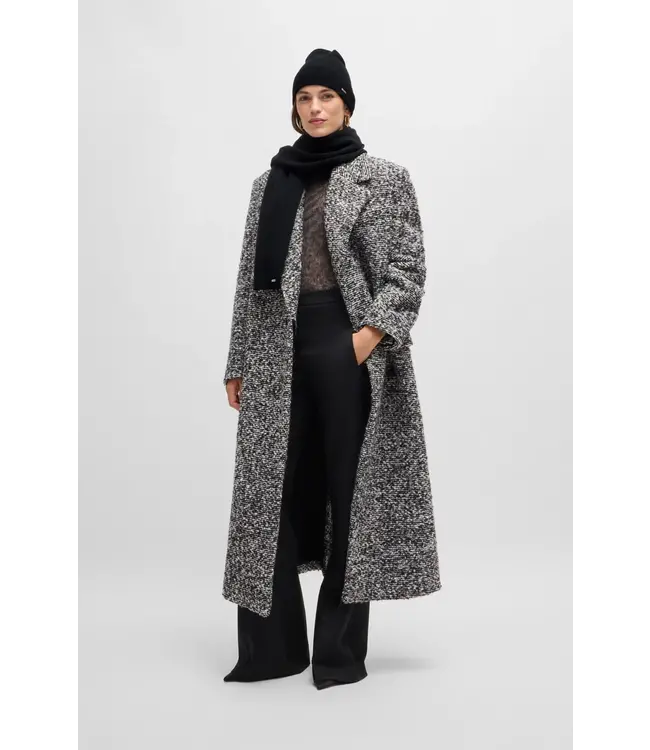 BOSS Ensemble écharpe et bonnet en côtes