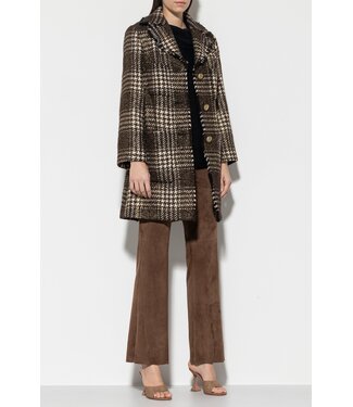 LUISA CERANO Check short coat