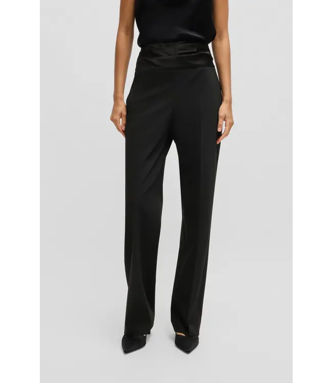 BOSS Regular-fit formal trousers