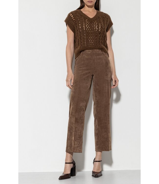 LUISA CERANO Pantalon large en corde