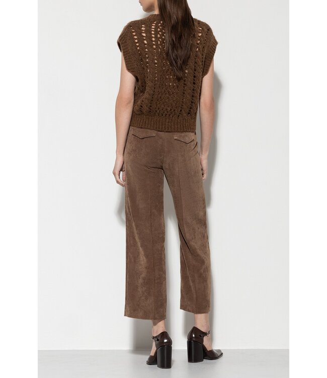 LUISA CERANO Pantalon large en corde