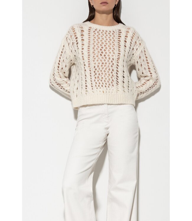 LUISA CERANO Pull en mélange d'alpaga