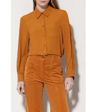 LUISA CERANO Silk blend shirt blouse