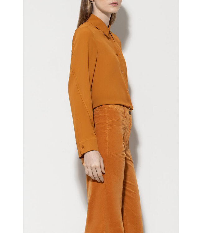 LUISA CERANO Silk blend shirt blouse