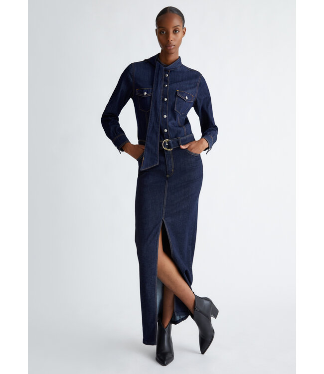 LIU JO Chemise à nœuds en denim