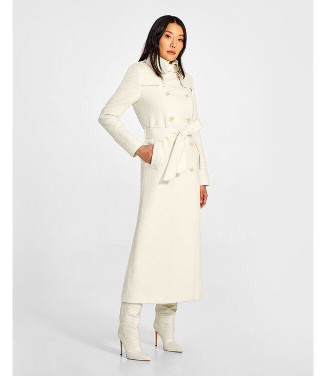 SENTALER Baby Alpaca Maxi Trench Coat