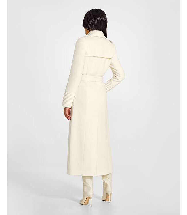 SENTALER Baby Alpaca Maxi Trench Coat