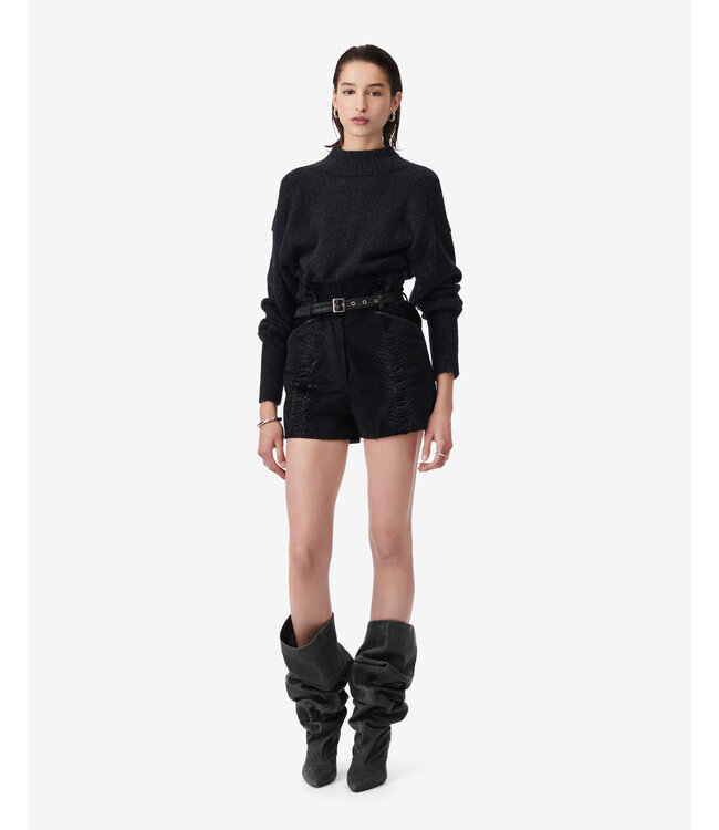 IRO PARIS Palea Leather Shorts
