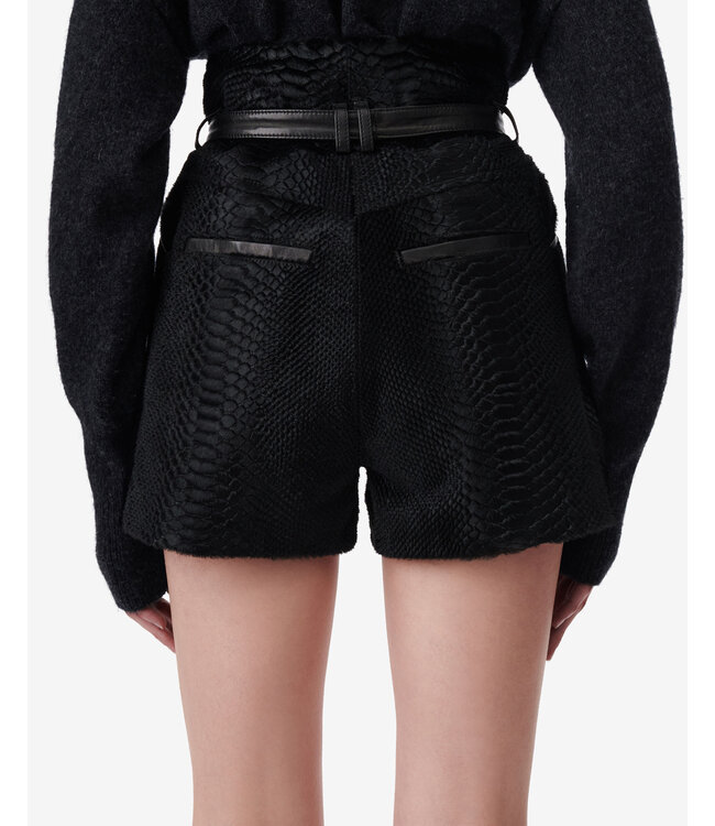IRO PARIS Short en cuir Palea