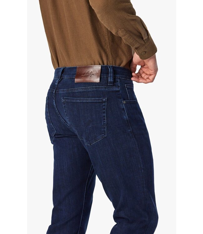 34 HERITAGE Jeans cool à jambe fuselée en Dark Midnight Brushed Urban