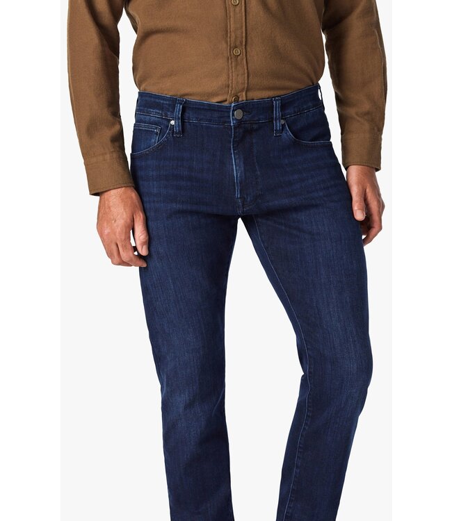 34 HERITAGE Cool Tapered Leg Jeans In Dark Midnight Brushed Urban