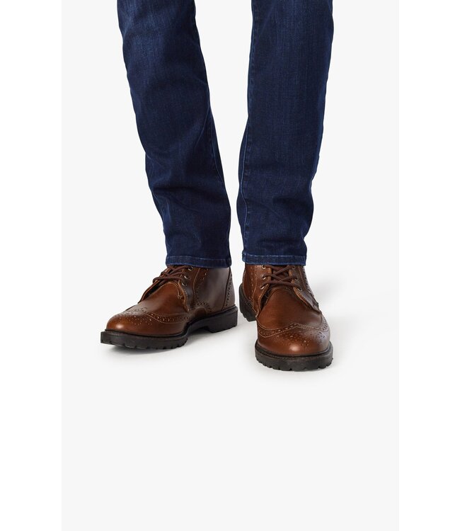 34 HERITAGE Cool Tapered Leg Jeans In Dark Midnight Brushed Urban