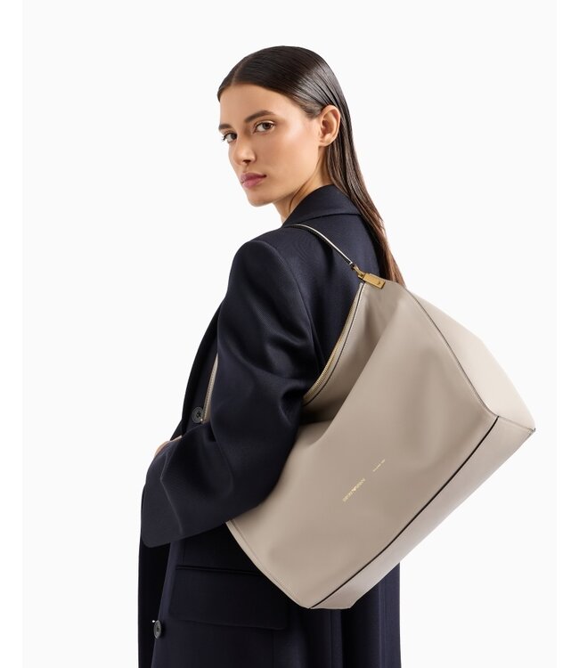 EMPORIO ARMANI Large handbag in smooth leather