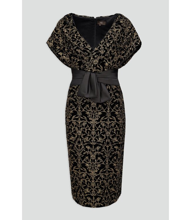 Theia Rosalia Short Sleeve Dress