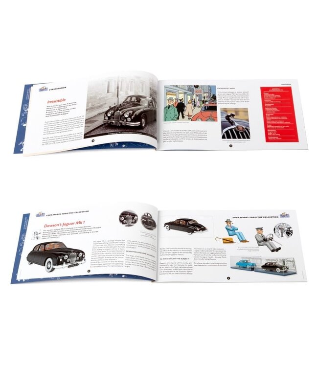 TINTIN Tintin Car N°35-The Jaguar MK1