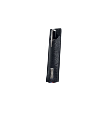 S.T DUPONT Black Calf Skin Leather Pen Sleeve