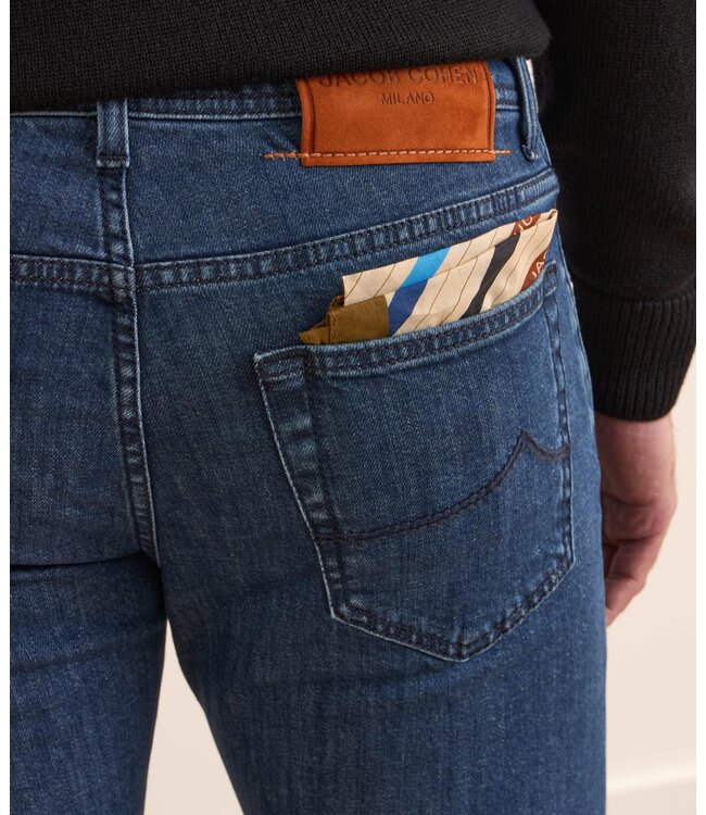 Jacob Cohen Nick 5 Pocket Cotton-Blend Stretch Jeans