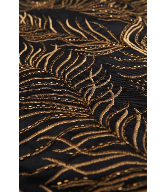 Theia Robe brodée de plumes Erica