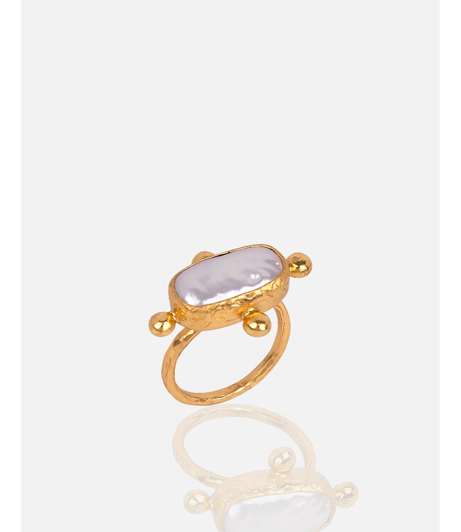 RM KANDY Baroque Pearl Ring