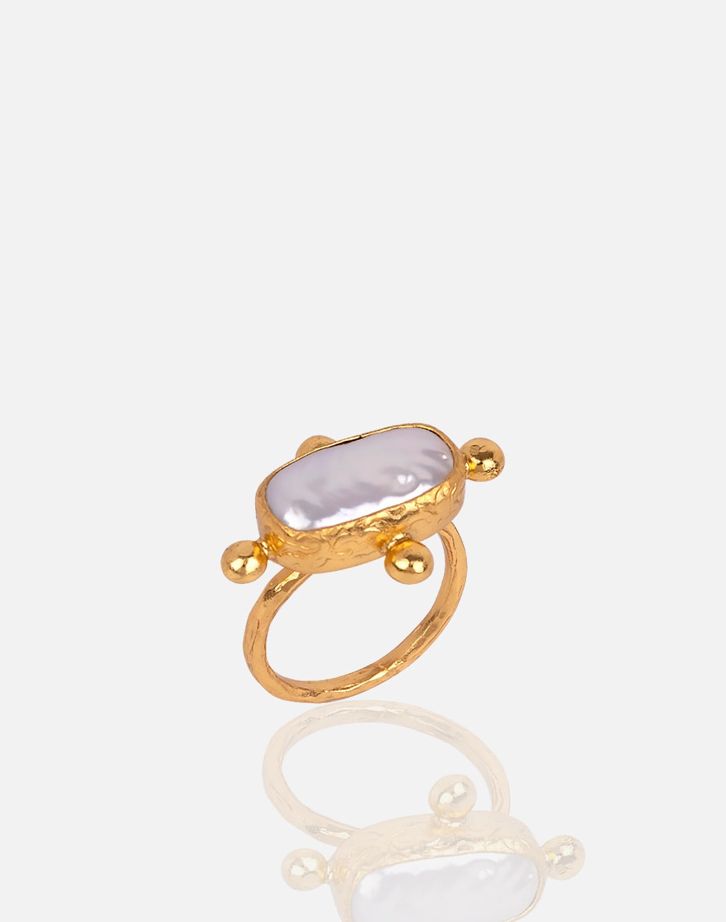 Baroque Pearl Ring