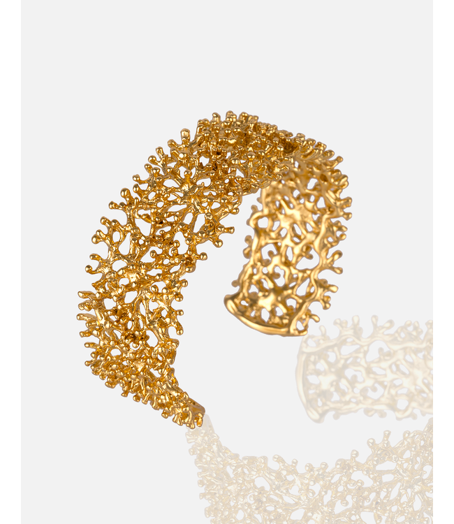 RM KANDY Chloe Gold Cuff Bracelet