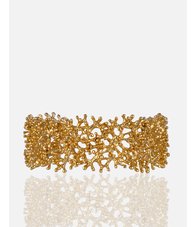 RM KANDY Chloe - Bracelet manchette en or