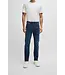 BOSS Slim-fit jeans in blue knitted stretch denim