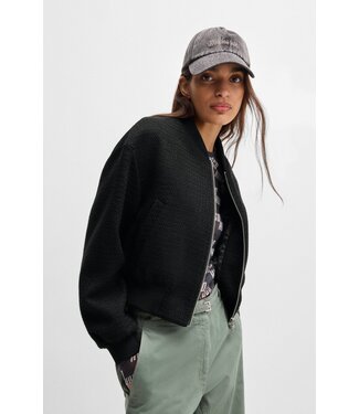 BOSS Veste en bouclette à la coupe décontractée