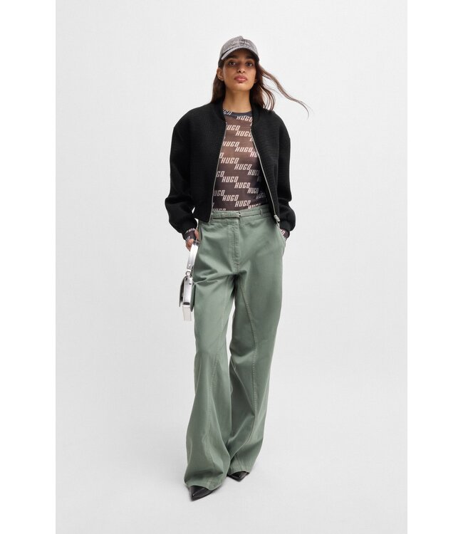 BOSS Veste en bouclette à la coupe décontractée