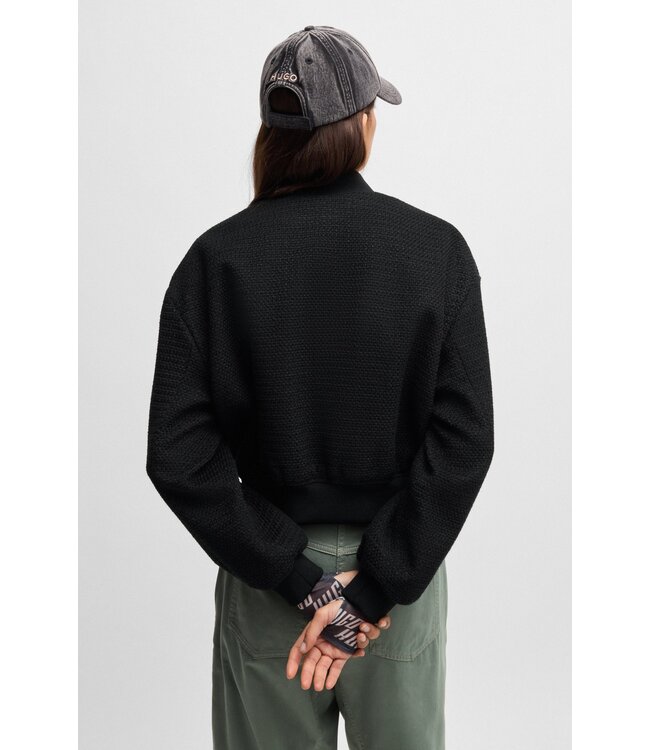 BOSS Veste en bouclette à la coupe décontractée